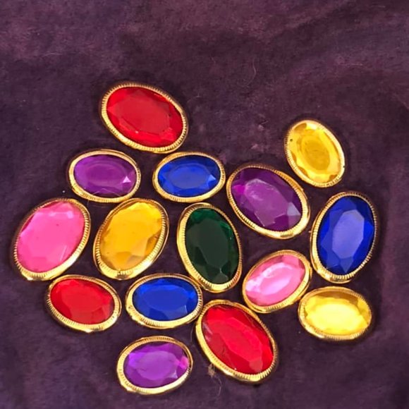 Ande Purple Shoulder Bag W/ Gemstones - Picture 2 of 6